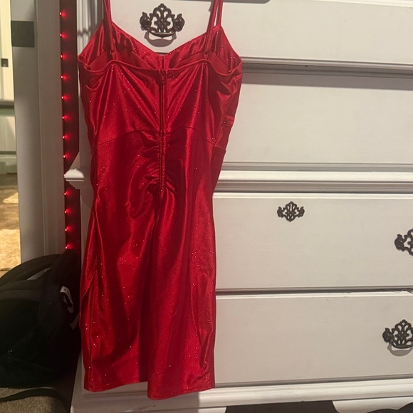 Honey and Rosie Vibrant Red Dress - Picture 2 of 6